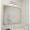 Westinghouse Fixture Wall 60W 2-Light Iron Hill 12In, Brushed Nickel Shades 6110300 - alternate 8